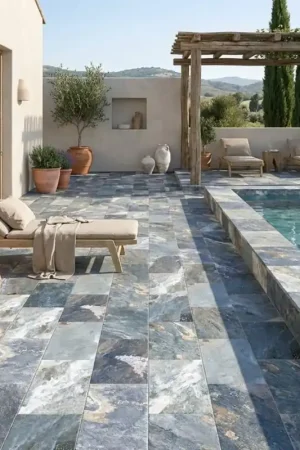 Carrelage BALI BLUE 30x60cm R11 antidérapant Vente Flash